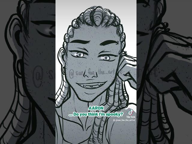 Aaron Hunt, aloof, mysterious, hot, and has a big secret  #animation #animatics #ocart