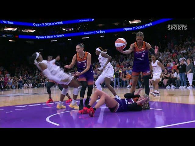 🫣 Taurasi LAYS OUT Cheyenne Parker, Who Hits Sophie Cunningham In The Face | Phoenix Mercury