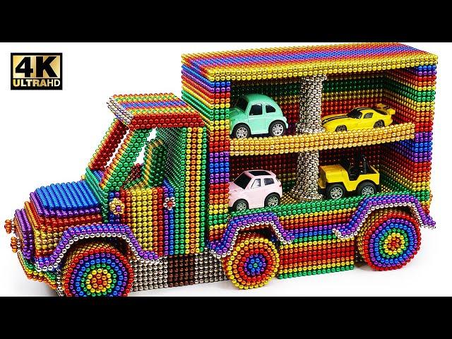 DIY - How to Make Delivery Truck Car Using Magnetic Balls (Satisfying)