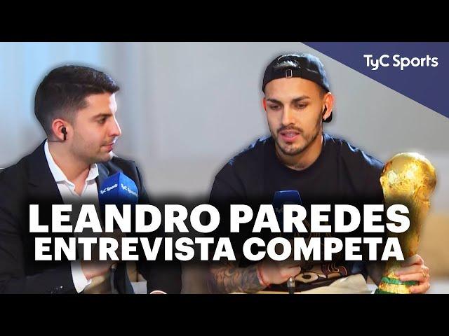 LEANDRO PAREDES EN TyC SPORTS  "NINGUNA SELECCIÓN ARGENTINA REPRESENTÓ TAN BIEN AL PAÍS COMO ESTA"