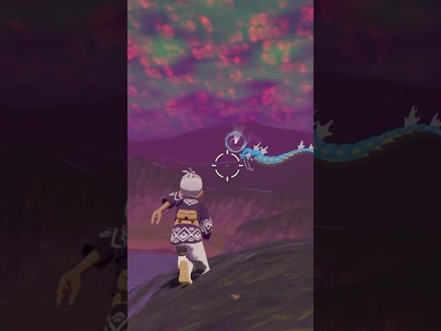 Pokémon Legends: Arceus - Catching Flying Gyarados #pokemon #nintendo #nintendoswitch