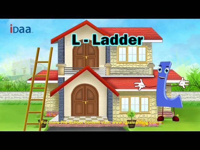 Learn English Alphabet - L (www.iDaaLearning.com)