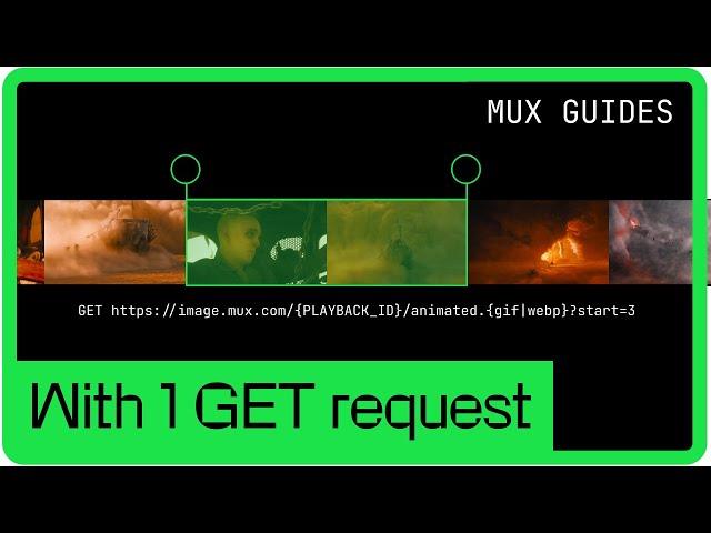 How to create custom thumbnails and GIFs with the Mux video api