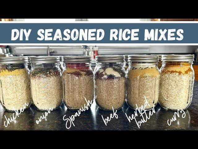 Make Your Own Seasoned Rice Mixes!