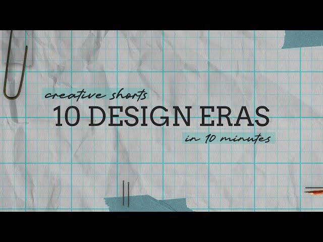 The Creative Studio Courses - Coming Soon! 10 Design Eras in Just about 10 Minutes