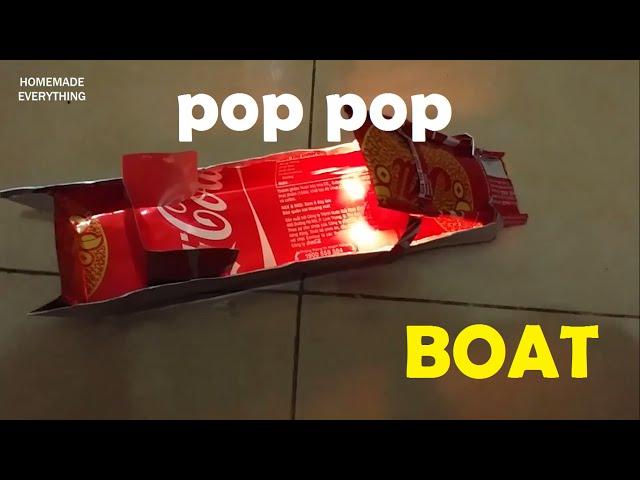 How to Make a Pop Pop Boat without using Glue | making toy