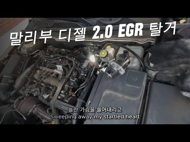 말리부 디젤 2.0 EGR 탈거