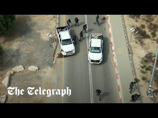 Israeli army releases unseen footage of Oct 7 attacks on first anniversary