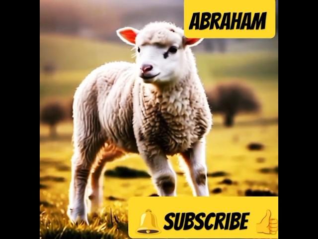 "The Test of Faith: Abraham and Isaac"⭐#trending #viralvideo #ytshorts #biblestory #motivation