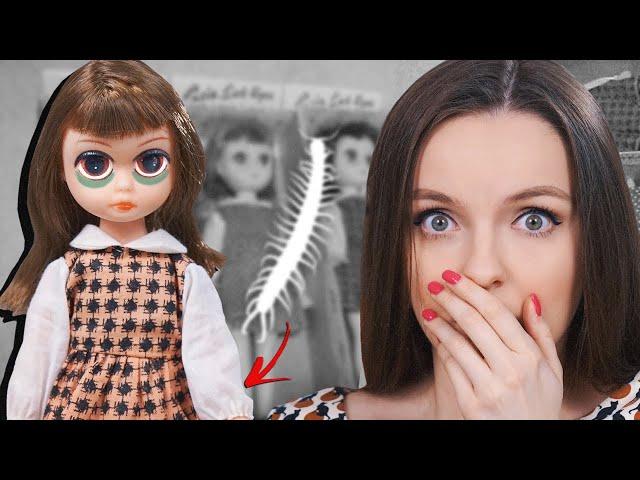 Insect in a 1960 doll Vintage Susie Sad Eyes: history, review, unboxing