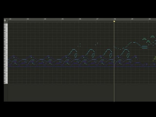 MIDI DRAWING no. #3 - Ocean