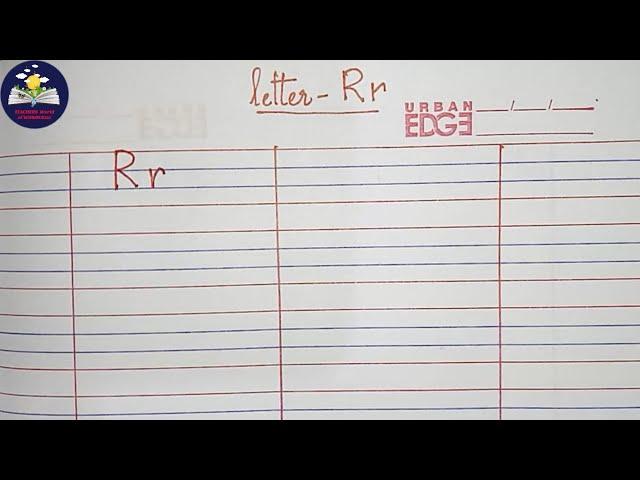 Formation of Letter Rr | Letter Rr |writing letter Rr in four line book| TEACHERS World of WONDERzzz