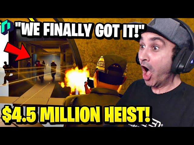 Summit1g Completes $4.5 MILLION Casino Heist Successfully ft. Chang Gang! | GTA 5 NoPixel RP