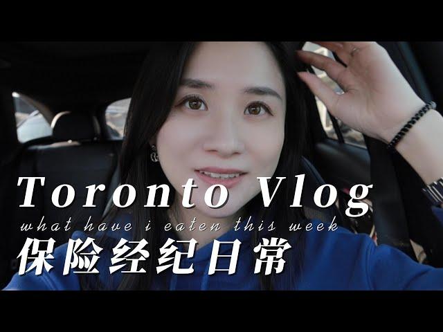 Eileen | Toronto Vlog | 多伦多保险经纪日常 | 自雇居家办公一周我都吃了什么？