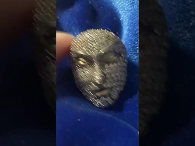 Sonia Bitton face ring sterling Crystal