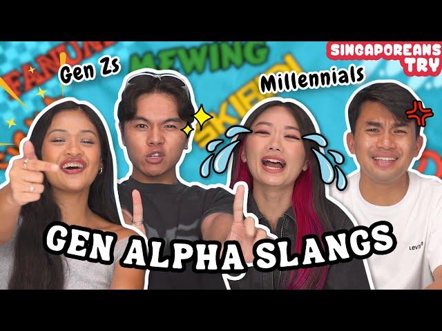 Singaporeans Try: Guessing Gen Alpha Slangs