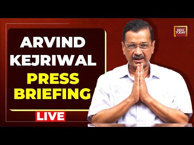 Arvind Kejriwal LIVE | Arvind Kejriwal Press Briefing | Delhi Assembly Elections | India Today