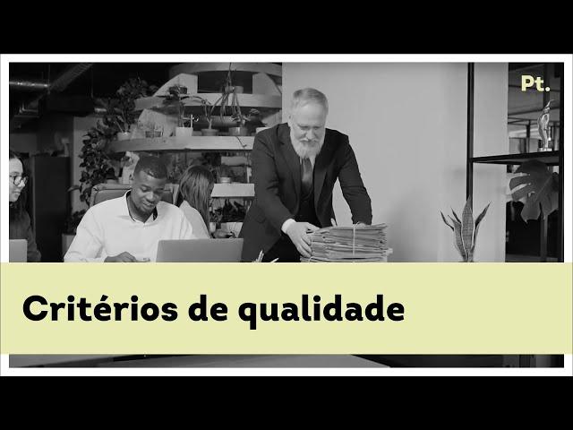 Critérios de qualidade - Revista Comunicar