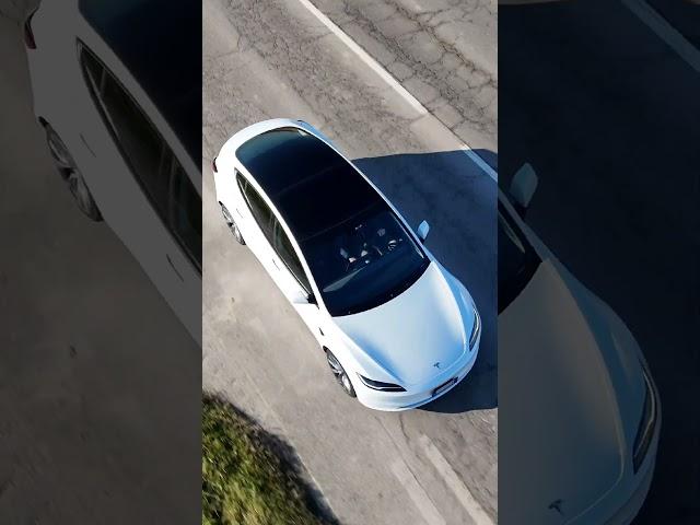 Tesla Model 3 Highland shot on DJI Mini 4 PRO #short