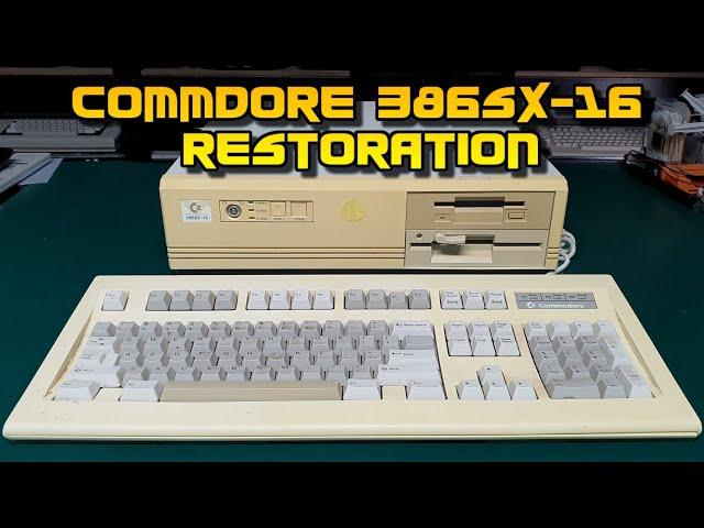 Commodore 386SX-16 Restoration and HDD snooping