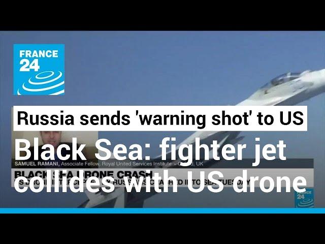 Russia sends 'warning shot' to US over drone 'security' and 'surveillance' mission in the Black Sea