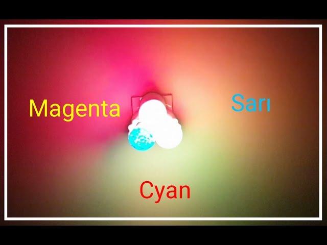 Muhteşem Renkli Işık Oluşturma Deneyi(Dünyada Sadece Bu Kanalda)
