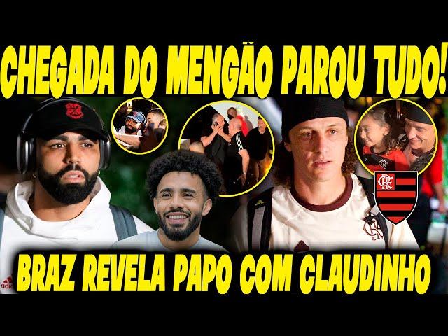 BRAZ REVELA CONVERSA COM CLAUDINHO EM CHEGADA DO FLAMENGO  GABIGOL PARA TUDO EM SP!