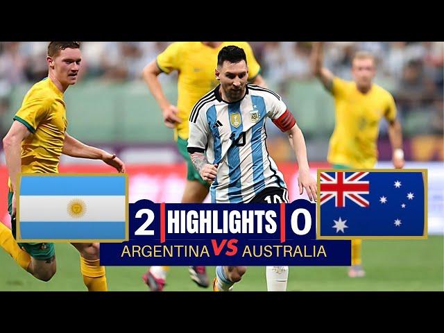 Argentina vs. Australia | International Friendly  2023 | Full Match Highlights | HD 1080P