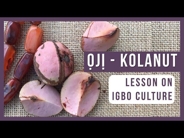 Learn Igbo Culture | Oji Igbo - Igbo Kolanut | Igbo Language Lesson for Beginners