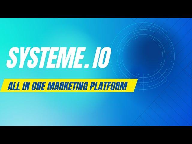 Systeme.io: A free all in one marketing platform that works!