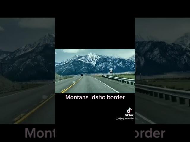 Montana-Idaho border