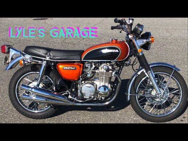 1974 Honda CB550 four episode 2 : frame, motor