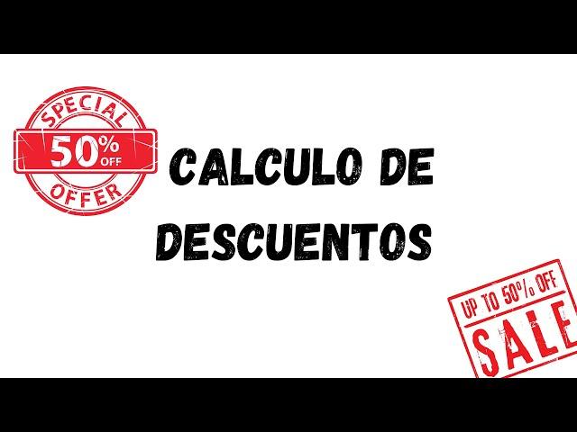 La tiendita de Don Cuco "APRENDE A CALCULAR DESCUENTOS".