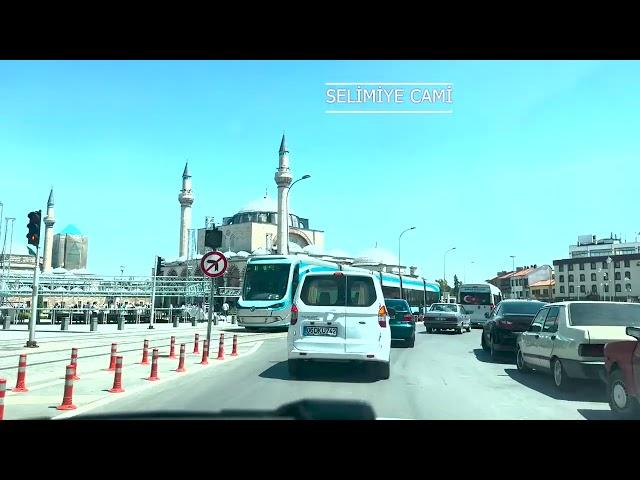 Konya 4K Driving Tour - Real time with background noise