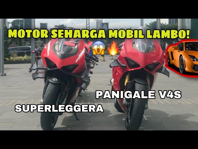 MOTOR SEHARGA LAMBORGHINI! DUCATI SUPERLEGGERA V4 VS PANIGALE V4S!