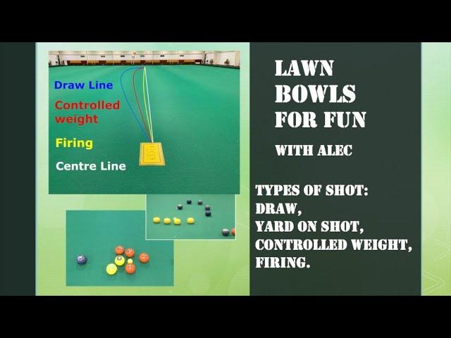 Lawn Bowls for Fun 27 - Different types of shot.