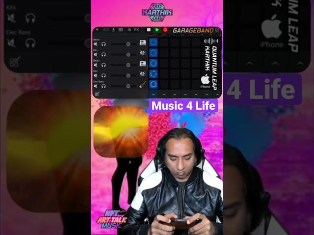  “Do Great Things In Your Life” Playing Music Live on the iPhone #karthik #quotes #shorts