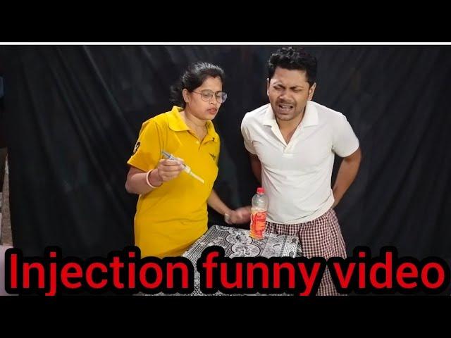 Bottle hand stand fun injection punishment l Sui wala injection funny video l injection wala