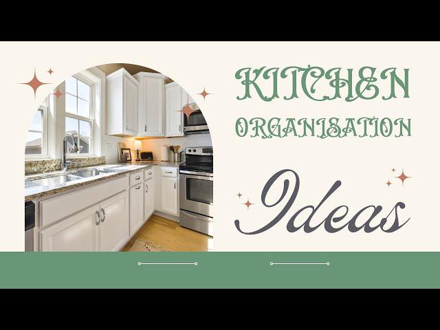 KITCHEN ORGANIZATION HACKS & DIY Ideas  Easy & Budget Friendly I How to store ingredients