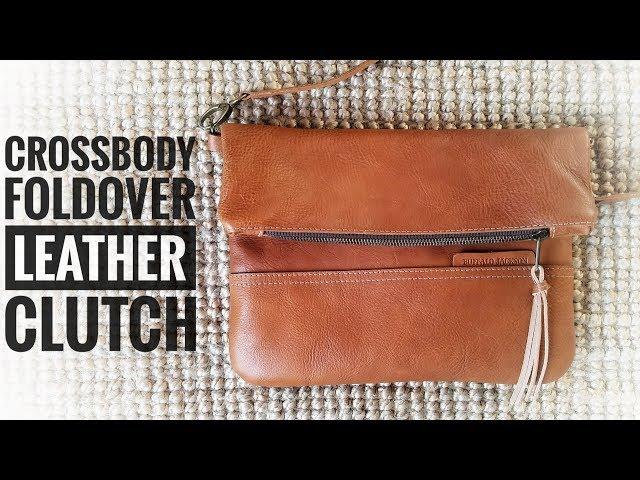 Buffalo Jackson Trading Co - Madison Leather Crossbody Foldover Clutch/Purse - Unboxing!