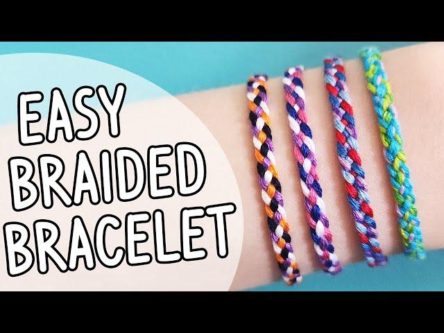 How to Make Braid Friendship Bracelet | Macrame Tutorial