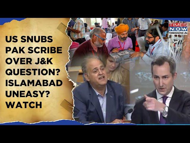 US Official Snubs Pakistan Journalist's J&K Question: Watch | Islamabad's Kashmir Unease Visible?