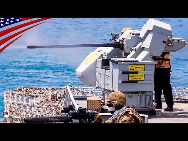 UK & US Warships Fire 30mm Chain Guns – The Mighty Mk44 Bushmaster II