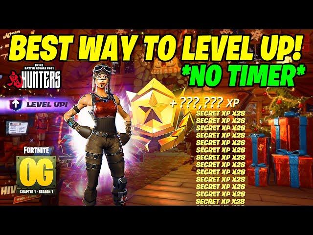 EASY XP for RENEGADE RAIDER! Fortnite XP Map to LEVEL UP FAST in OG Chapter 6 Season 1! NO TIMER