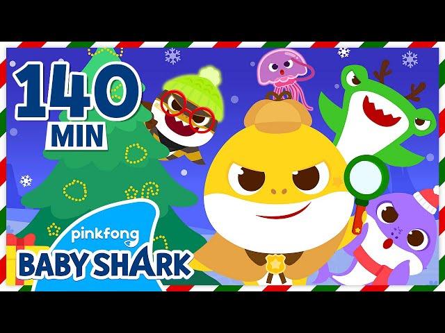 Who Took the Christmas Tree Away? | +Compilation | Happy Holidays Story | Baby Shark Official