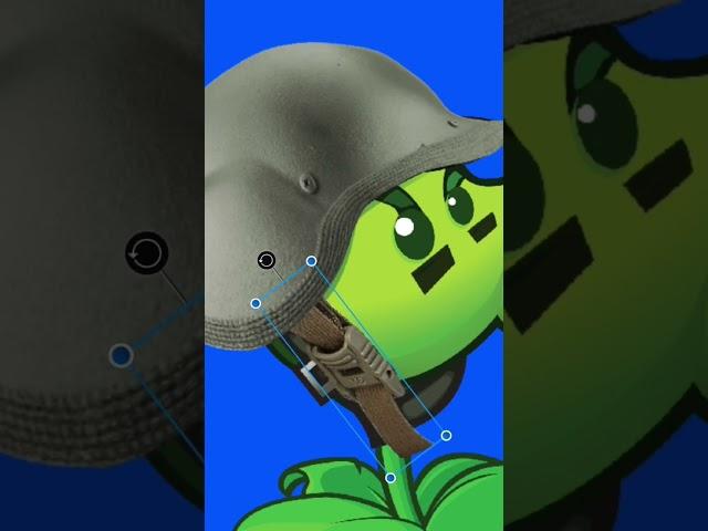 Plants vs Zombies - pea soldier 