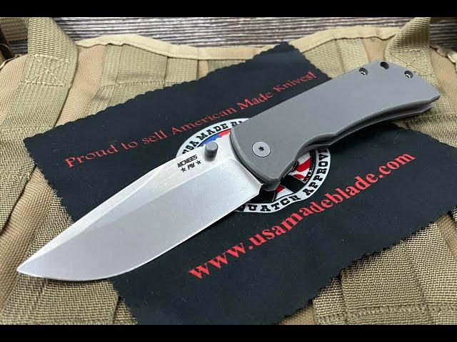 McNees Custom Knives Mac 2 3.5" has ARRIVED!   Overview from USA Made Blade