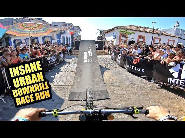 INSANE URBAN MTB DOWNHILL IN MEXICO - FULL RACE RUN