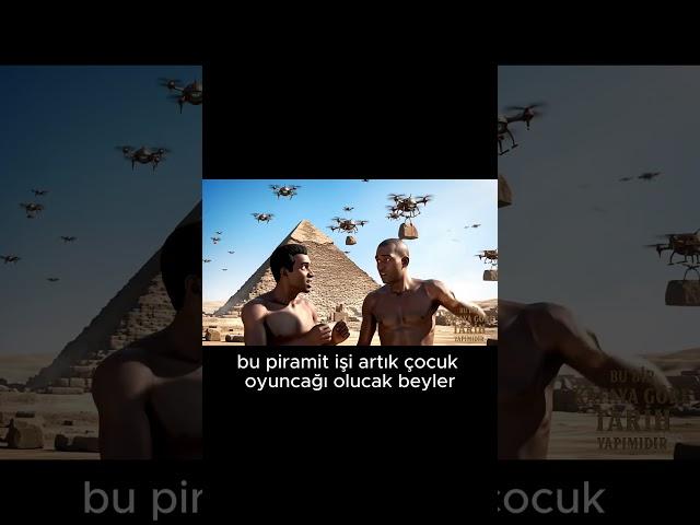 Mısır Piramitleri Drone ile İnşa Edilseydi!  Tarih Böyle Değişirdi! #kafayagöretarih #tarih