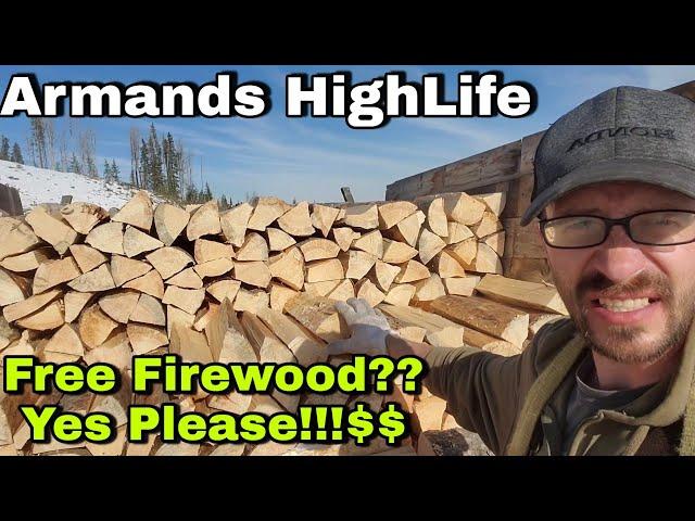 A Ton Of Free Firewood, Just Need To Work To Get It!! Axe give Update